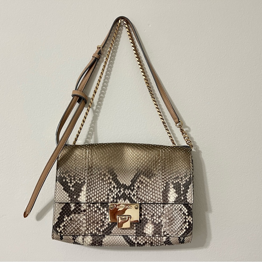 Jimmy Choo Python Crossbody Handbag